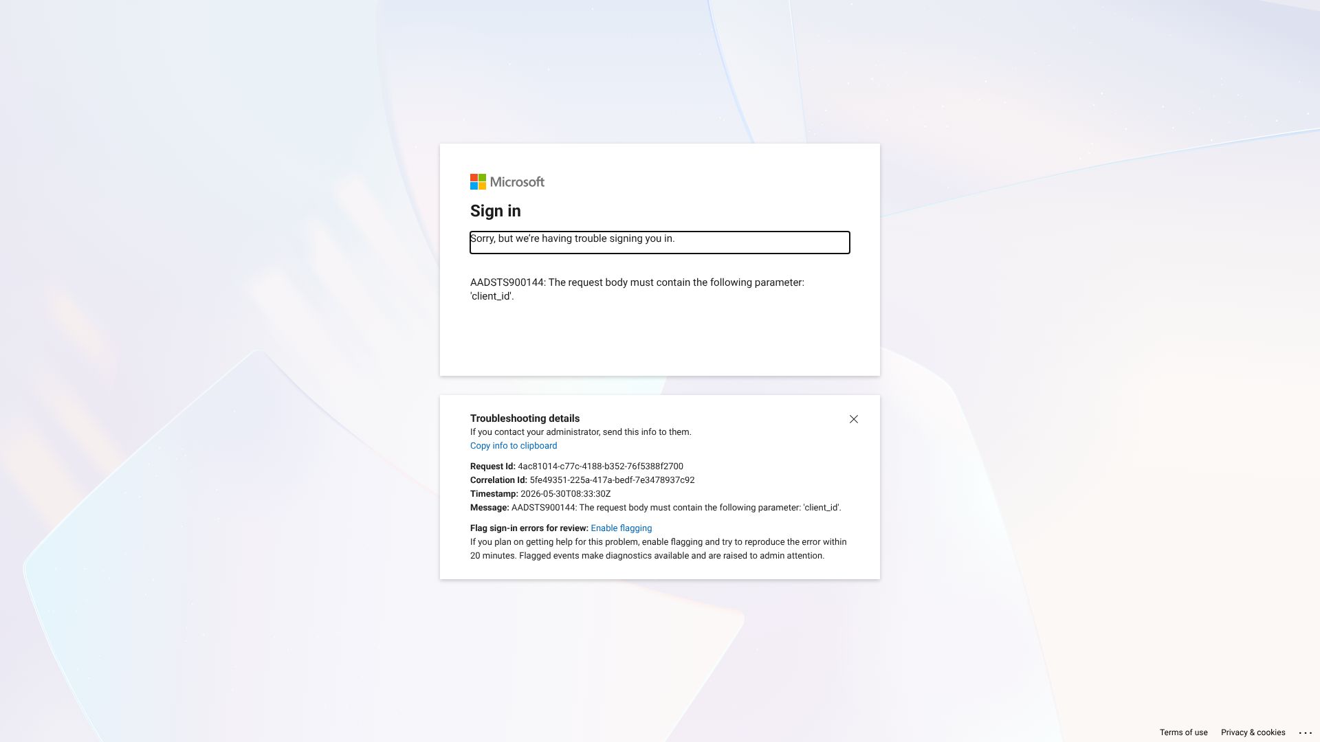 Captured page