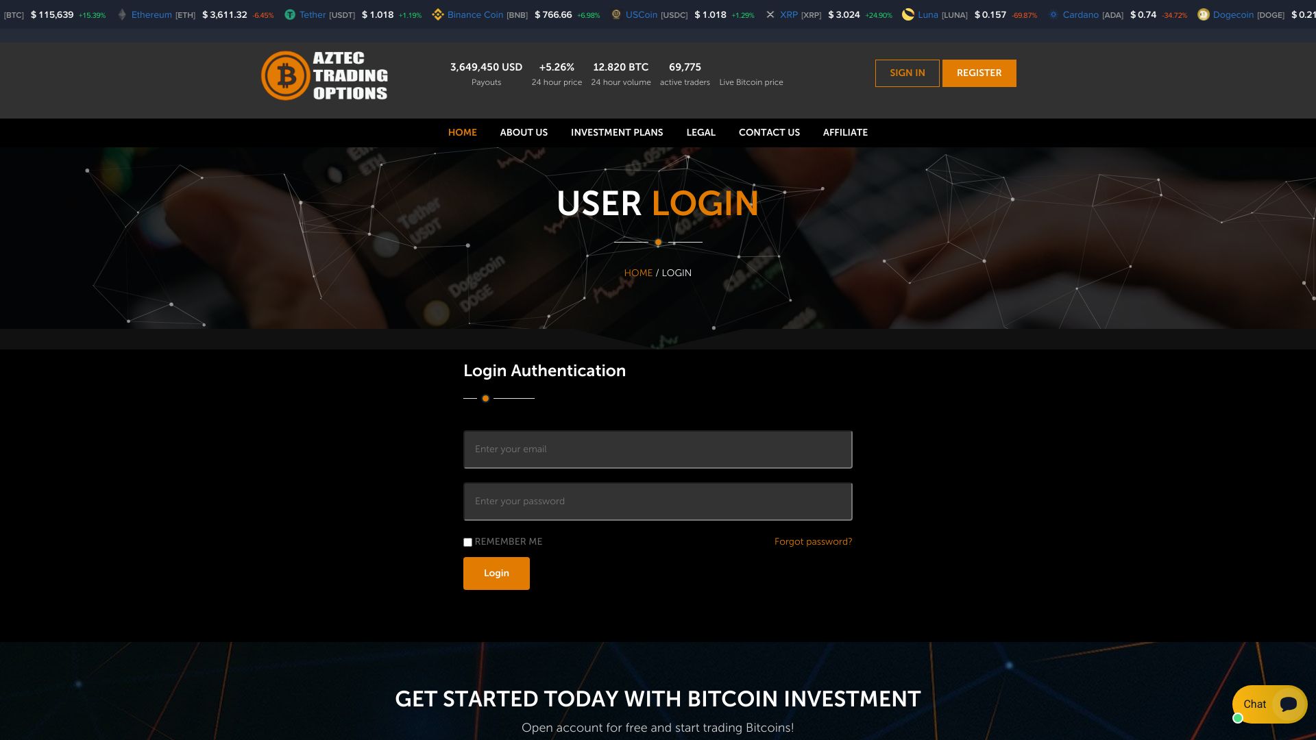 Captured page